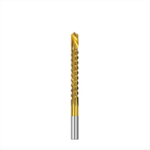 6.5mm Titanium Coated Drill Bit Spiral Jagged Saw Composite Twist
