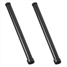2x svart duschförlängningsrör 30 cm längd blandare mässingsrör badkar