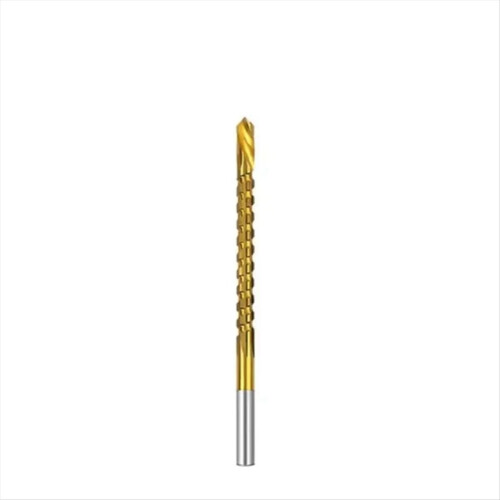 5mm Titanium Coated Drill Bit Spiral Jagged Saw Composite Twist