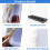 A5 T-Shaped Multi-Page Flip Acrylic Sign Holder, Menu/Photo/Advertising/Beverage Display Stand 3