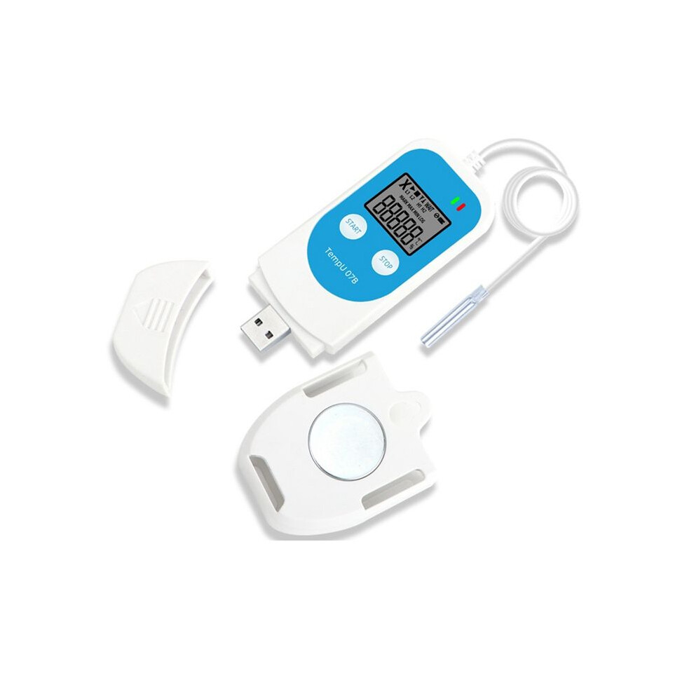 TempU 07B Temperature/Humidity Recorder Digital USB Data Logger Thermometer Hygrometer for Refrigerator Storage