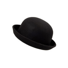 Čierne ženy vintage roztomilý trendy bowler derby klobúk cloche móda