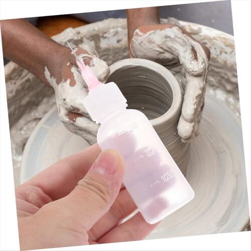 1 Set Customized Plastic Bottle Tool Slip Trailer Ceramic Glaze Rubber Stopper for Pottery 2