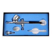 0,3 mm dubbelwerkende airbrushset, airbrushes voor het schilderen van elektrische modelbouwsets en autographics.