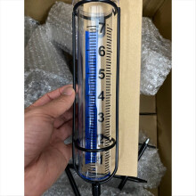 Rain Gauge, 7Inch Freeze Proof Gauge Outdoor, Large Clear Numbers and Adjustable Height for Garden, Lawn Farm