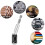 3Pcs Magnetic Pivot Drill Bit Holder, Swiveling Tip Quick Release Flexible Screwdriver Holder D 5