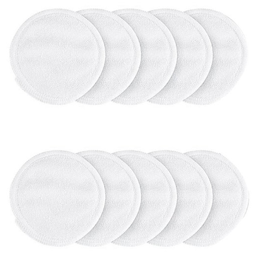 10Pcs Make Up Remover Pads Washable Cleansing Cotton Reusable Face Wipes Microfiber Natural Bamboo Facial Skin Care