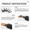 7Pcs Manual Copper Pipe Swaging Tool Drill Bit,6Pcs Expander Bit 5 in 1 Air Conditioner 5