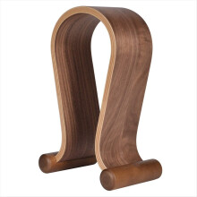 Supporto per cuffie in legno, supporto per cuffie, display da gioco, elegante cuffia da scrivania