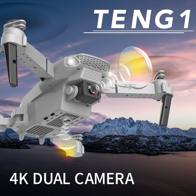 Rxuan E88 Pro Drone 4K HD Posicionamento De Câmera Dupla 1080P WiFi FPV