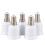 5 pcs E14, E27 Adapter Base Screw LED Light Bulb Socket Converter, White 1