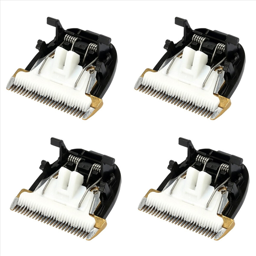 Black 4X Grooming Ceramic Cutter Head Razor Blade 40Mm 24 Teeth For Animal Clipper Trimmer