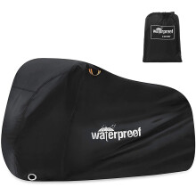 Bike Cover for 1 or 2 Bikes, 210T Waterproof Outdoor Bicycle Storage Protector Rain Sun UV Dust Wind Proof