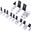 2 PCS 88 Keys Removable Piano KEY Labels Keyboard Stickers Notes Marker for Beginners Students Black+White 7