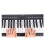 2 PCS 88 Keys Removable Piano KEY Labels Keyboard Stickers Notes Marker for Beginners Students Black+White 3