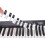 2 PCS 88 Keys Removable Piano KEY Labels Keyboard Stickers Notes Marker for Beginners Students Black+White 4