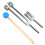 Σετ Chakra Tuning Fork Om136.1Hz & 4096C, Ηχοθεραπείας, Κρουστά Μουσικό Όργανο με Θήκη Σφυρί 1