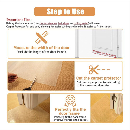 Carpet Protector for Pets,Cat ,Under Door Mat Cat Scratch Stopper,Cat Guard 3ft 2