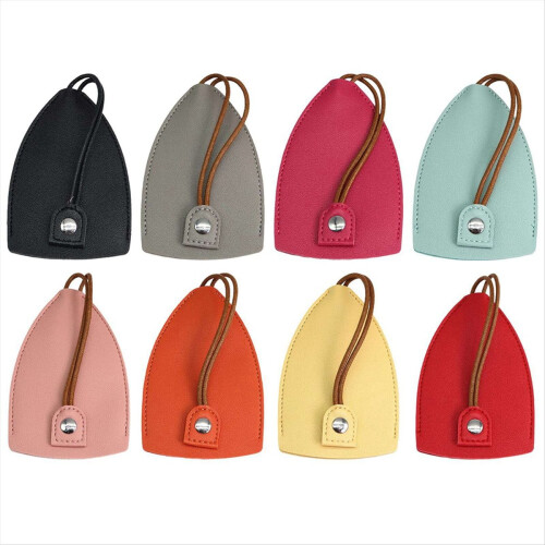 8Pack Pull Out Key Case, Pull-Out Cute Large-Capacity Car Stylish PU Leather Wallets