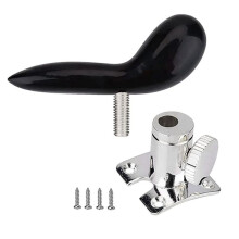 Handsteunhouder voor fagot (duimsteun) met 4 bevestigingsschroeven en basis. Instrumentaccessoires.