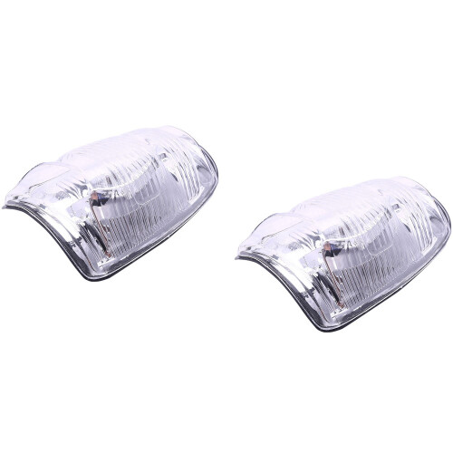 1Pair Right and Left Side Door Wing Mirror Clear Indicator Lens for Ford Transit Mk8 2014-Onwards 2