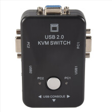 USB KVM-Switch, 2-Port VGA/SVG/A Box 2.0, Maus/Tastatur, 1920x1440