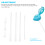 Straws Compatible Gallon Water Bottle , Reusable Adjustable for 1000Ml/2000Ml Jug, 3 Set 4