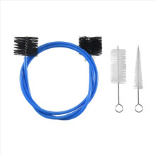Set da 3 pezzi per tromba, trombone, ugello per soffiaggio in ottone, spazzola per valvole, asta, accessorio per strumenti musicali