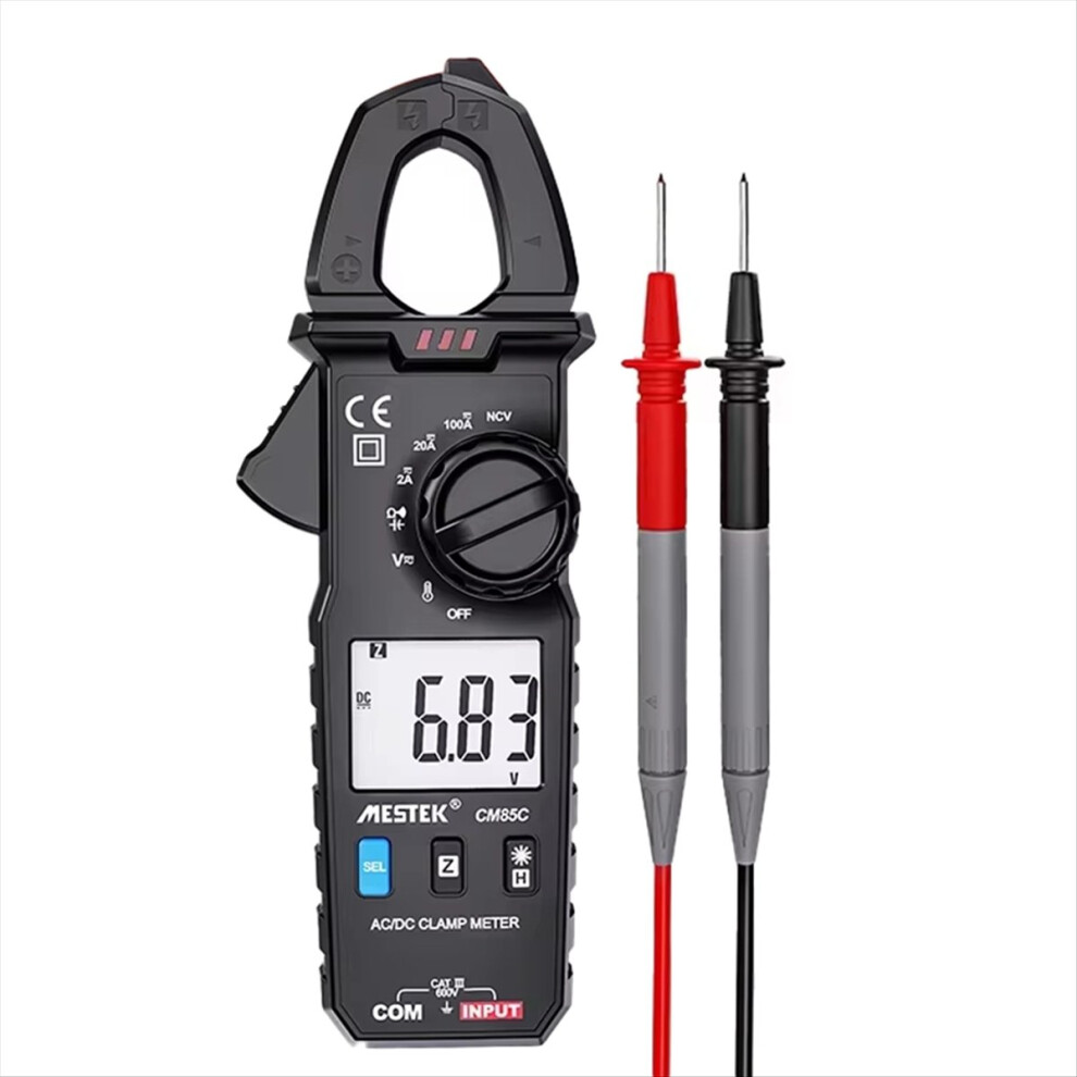 Mestek Ac Dc Current Digital Clamp Cm85c 600V Voltage Voltmeter Ammeter Meters Meter 1Ma Accuracy 4851698639661