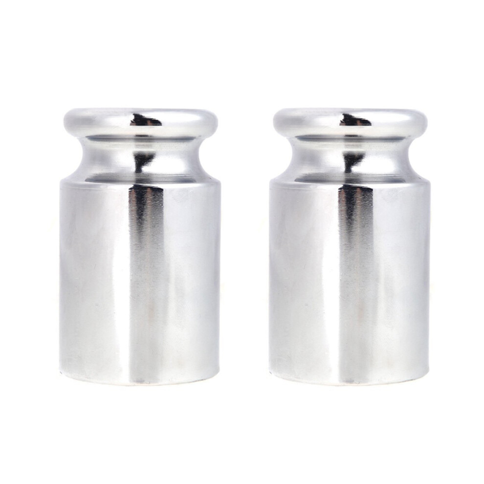 2X Weight 1000G Chrome Plating Calibration Scale Weight For Digital Scale Balance Silvery White 4853466366496