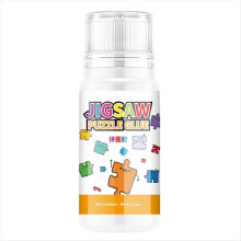 Puzzlekleber, 60 ml Kleber mit Schwammkopf, ungiftig und schnelltrocknend
