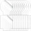 20 Pcs 2 mm Acrylic Blanks for Light Base Plastic Cast Clear Sheet Square and Round Panel Sign Blank 1