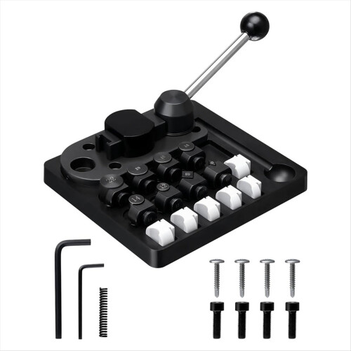 Ring Bender, Bending Tool for Spoon Making, with Nylon Dies Metal Pattern. Diameter 12-22Mm Bender