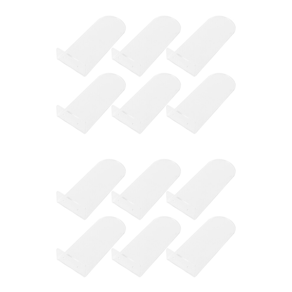 12 Pack Floating Shoe Shelves,Transparent Acrylic Wall Mounted Shoe Display Shelves,For Display Collectible Shoe&Sneaker 4852609180722