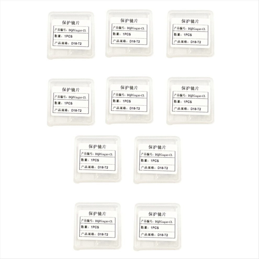 10Pcs Laser Welding Protective Lens 18X2 For Wsx Qilin Hanwei Sup 4851698641329