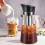 Macchina per caffè freddo, macchina per caffè freddo, caraffa per tè, vetro resistente e coperchio ermetico, 1,2 l 5