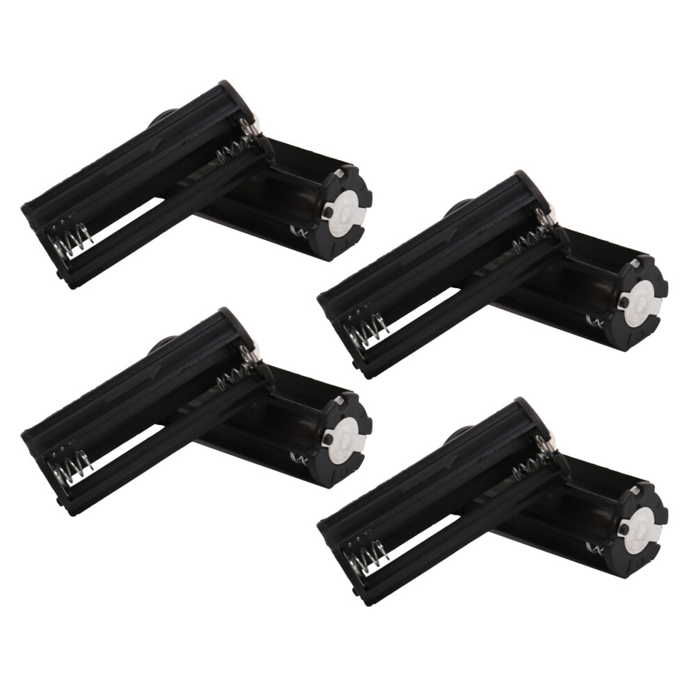 8Pcs Battery Holder For 3 X 1.5V Aaa Batteries Flashlight Torch Black 4853252764437
