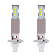2Pcs H1 LED Bulbs Motorcycle Headlight 20000LM 6000K White Light 80W 6SMD Car Fog Lamp Turn Signals