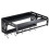 Living And Home 2-Tier Wall-Mounted Microwave Shelf Spice Rack with 10 Hooks 3