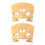 2X Full Size 4/4 Violin Bridge 1