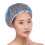 20 gorros de ducha impermeables con punta elástica para mujer, reutilizables 6