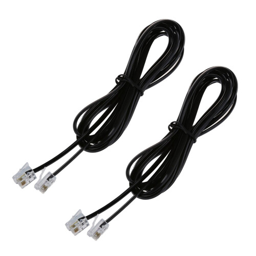 2x RJ11 6P4C telefonkabel ADSL-modem 2 meter