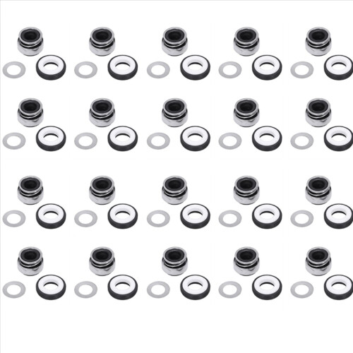 20X 12mm Coiled Spring Rubber Bellow Pump Mechanical Seal 301-12