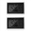 2X Digital Wall Clock, Large Lcd Display, Battery Operated, Indoor Temperature, Without Back Light (Silver) 1