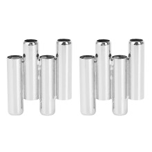 8-delige set roestvrijstalen vioolstemmers, professionele stemfluit voor viool en mandoline, metalen stembuis, snelle en eenvoudige snaarstemmer.