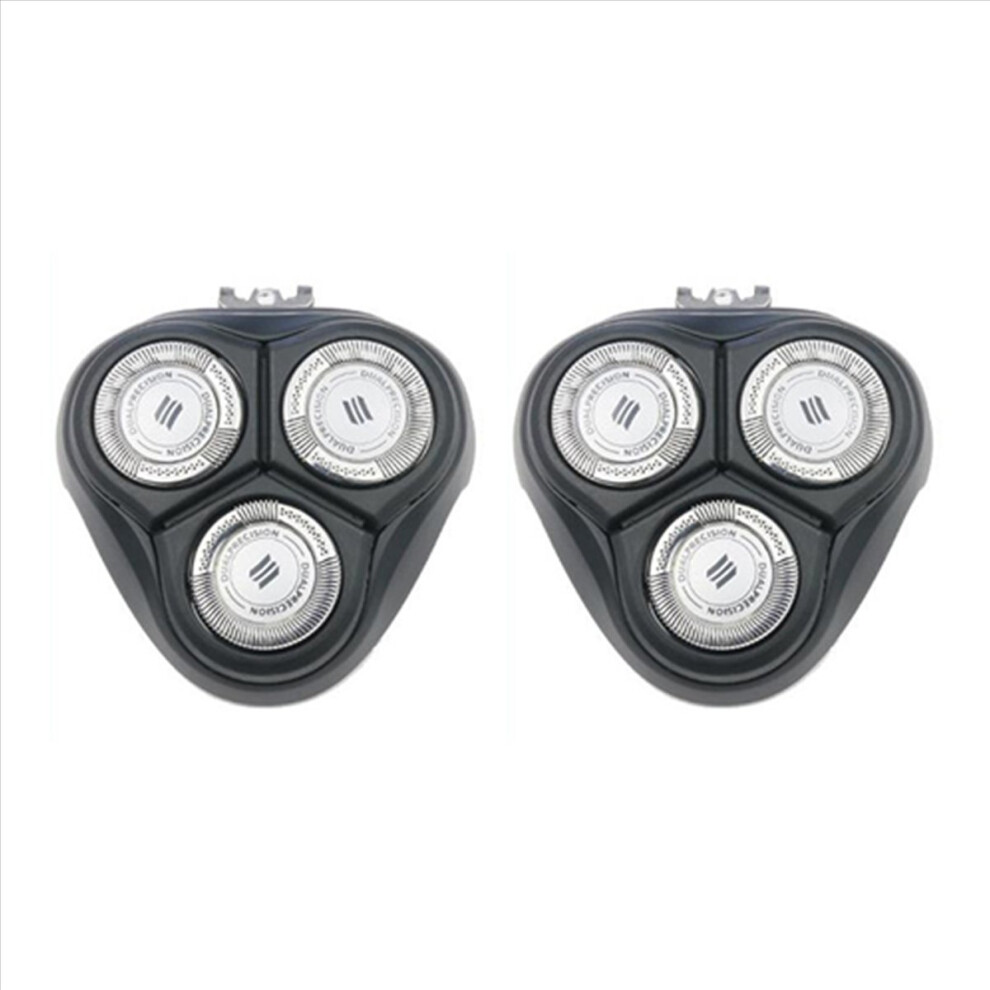 Black 2X Replacement Heads For Philips Norelco Electric Shaver Series Pt860 Pt720 Pt725 Pt726 Aquatec Men,