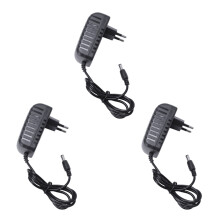 3X AC 100 - 240V til DC 12V 2A strømforsyningsadapter til LED-lys LED-lysstribe
