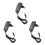 3X AC 100 - 240V til DC 12V 2A strømforsyningsadapter til LED-lys LED-lysstribe 1