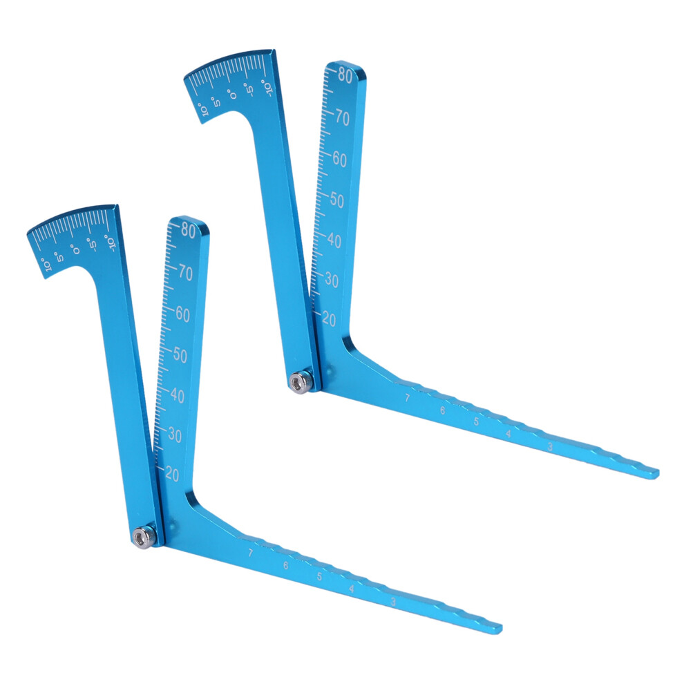 2X Tools Camber Car Height Tires Angle Balancing Tool Standard Ruler For 1/10 Rc Car 94123 94122 94111 4853252753844