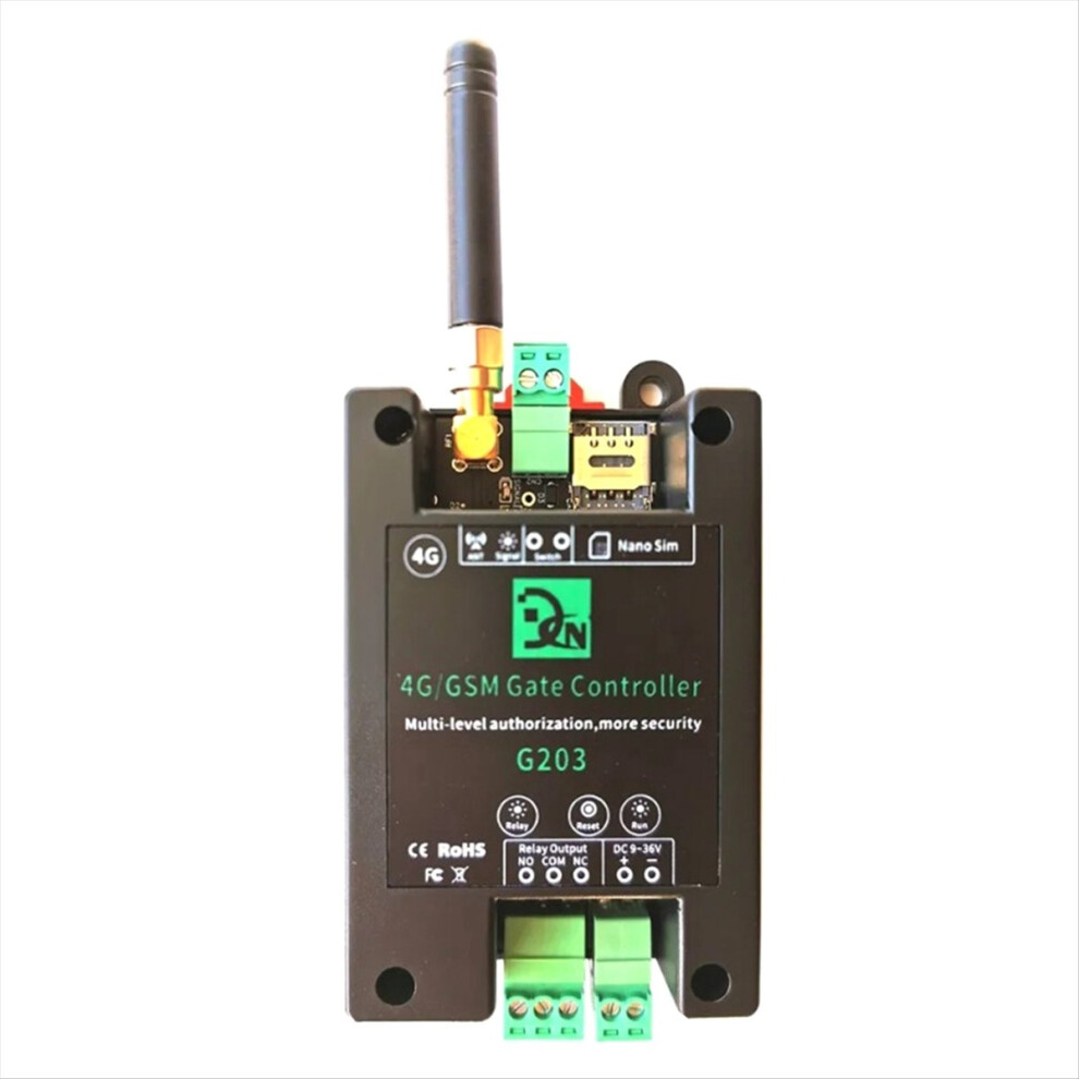 Gsm 4G Lte Access Controller Sms App Remote Control On/Off Relay Switch For Automatic Sliding Swing Door Opener Us 4851698638244